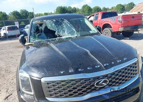 2020 Kia Telluride Lx z USA, uszkodzony, nr VIN 5XYP2DHC0LG038454